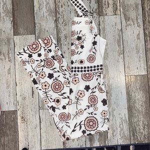 Boutique floral overalls